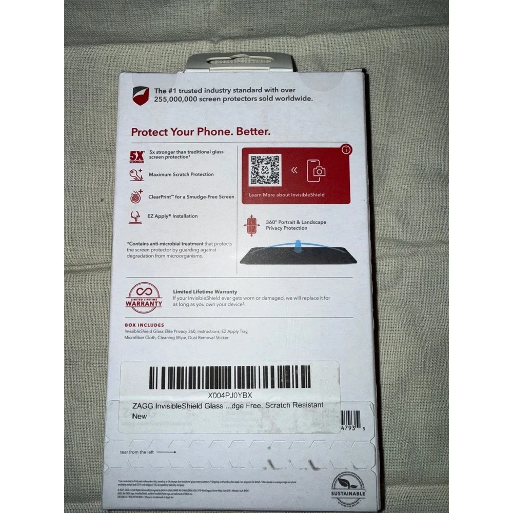 ZAGG InvisibleShield Glass Elite Privacy 360 iPhone 13 mini Screen Protector